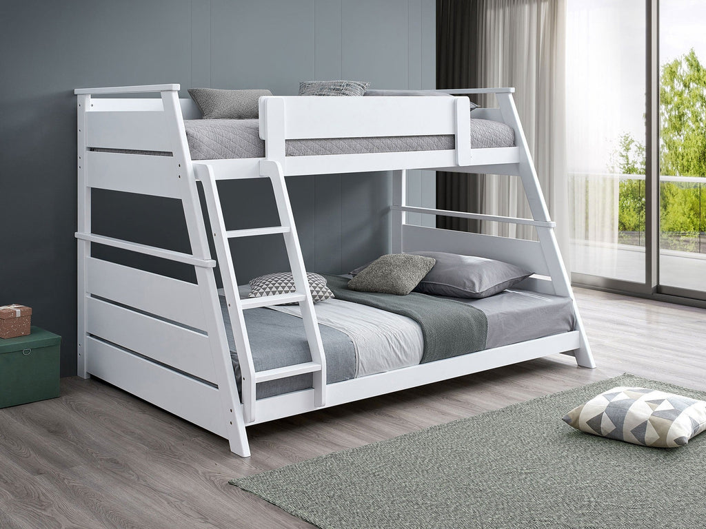 Holden White Twin over Full Bunk Bedroom Set