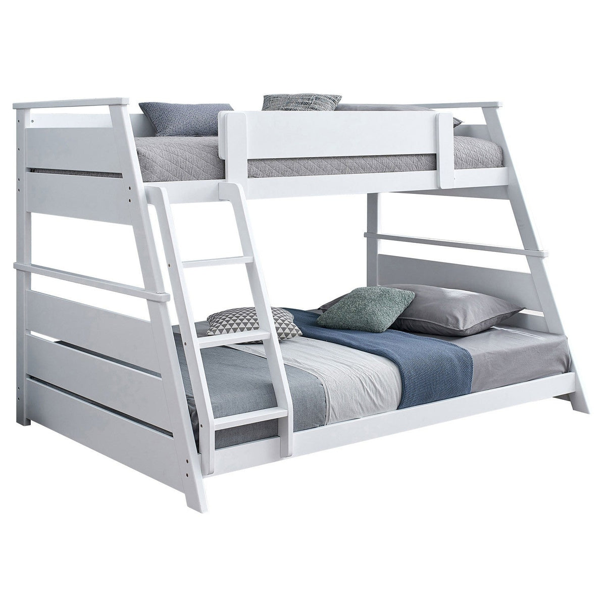Holden White Twin over Full Bunk Bedroom Set