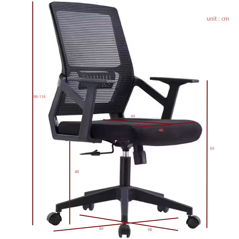Mack Office & Home Furniture-ErgoMesh Mid-Back Office Chair