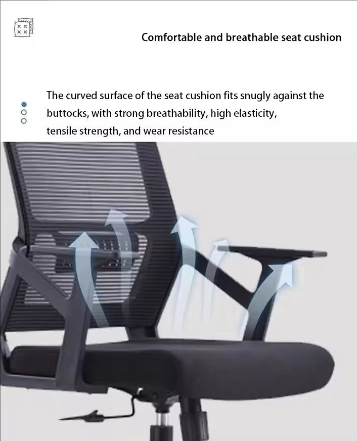 Mack Office & Home Furniture-ErgoMesh Mid-Back Office Chair