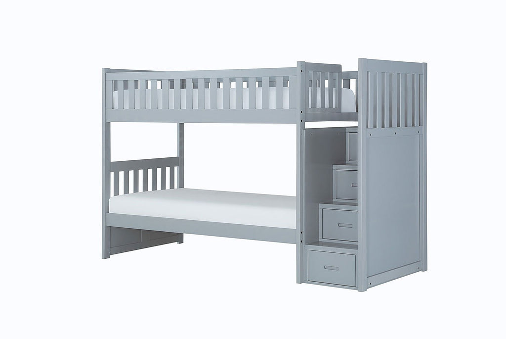 Orion Bunk Bedroom Set w/ Reversible Step Storage