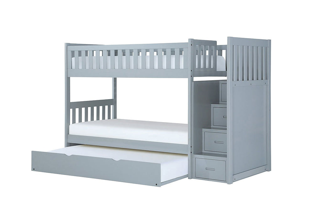 Orion Bunk Bedroom Set w/ Reversible Step Storage