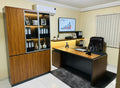 CMAS & Home Furniture-Afton 2 Executive Desk, Leroy Office Chair & Arto 4 Storage Cabinet