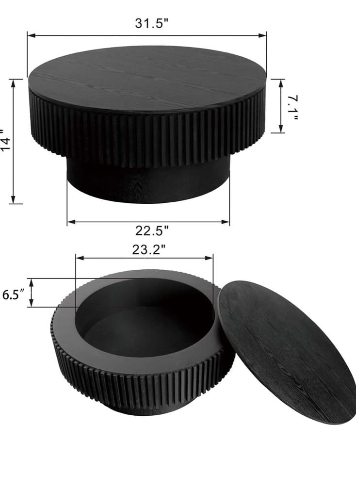 Luna Round Coffee Table